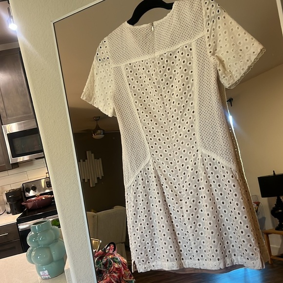 TRINA TURK Elegant White Eyelet Dress - Picture 3 of 4